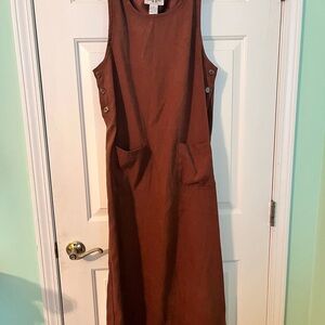 VTG TY Original Wear Brown Dress